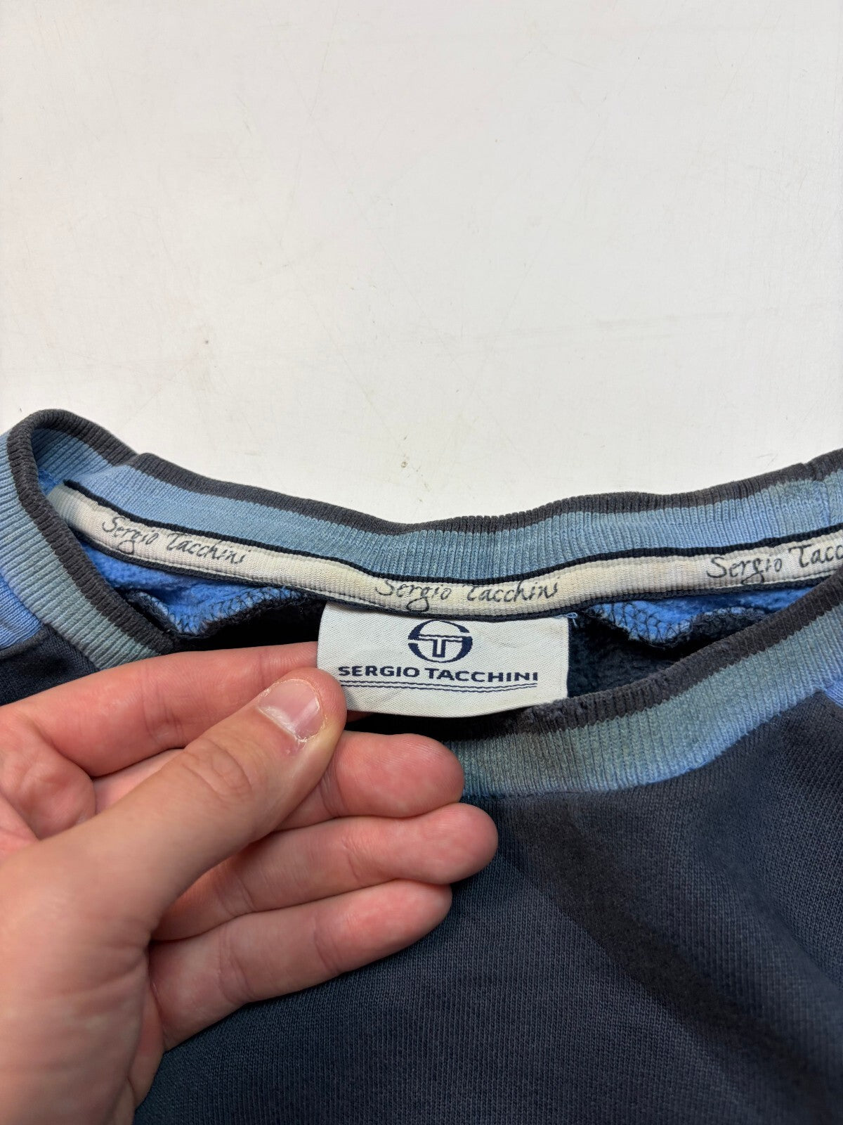 Vintage Sergio Tacchini centre logo sweatshirt (XL)