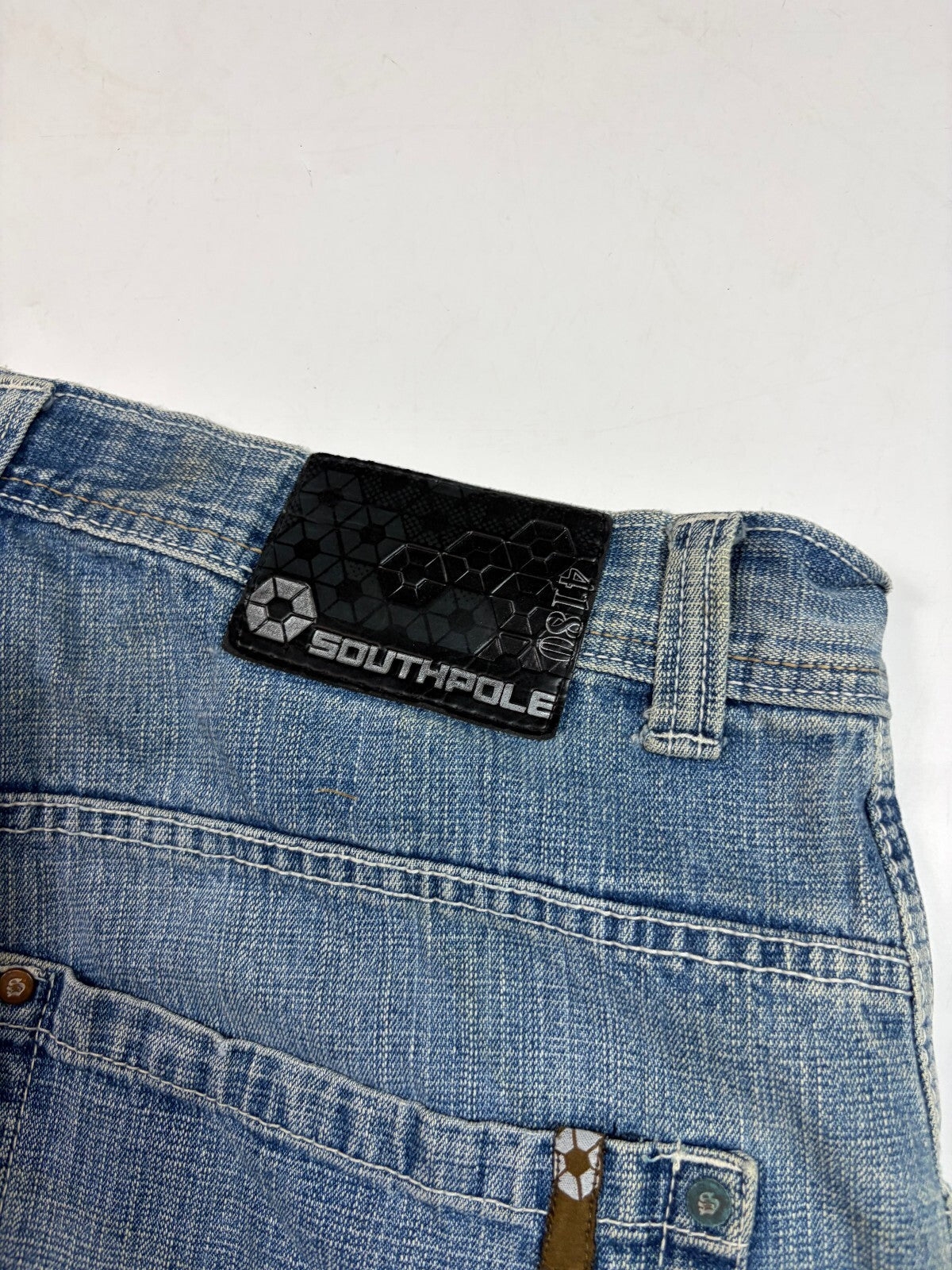 Vintage Southpole skateboarding baggy hip hop jeans (W38)