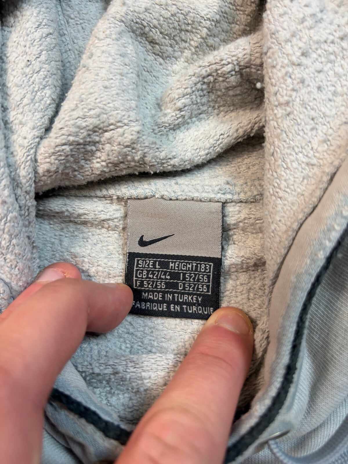 Vintage Y2K Nike centre swoosh hoodie (L)