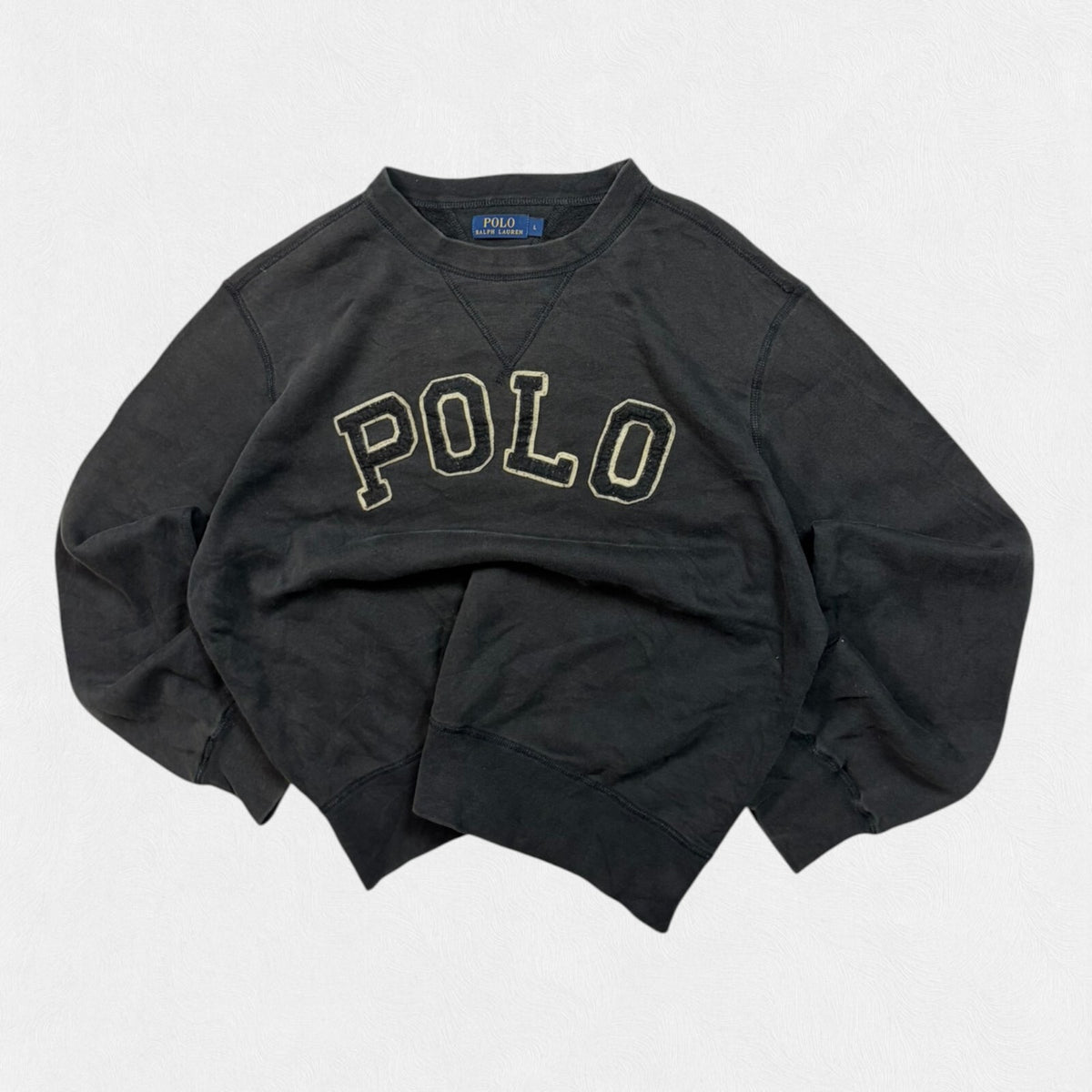 Polo Ralph Lauren spell out sweatshirt (L)