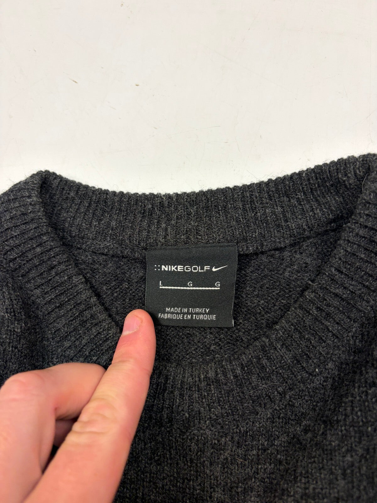 Vintage Nike Golf wool knit sweater (L)