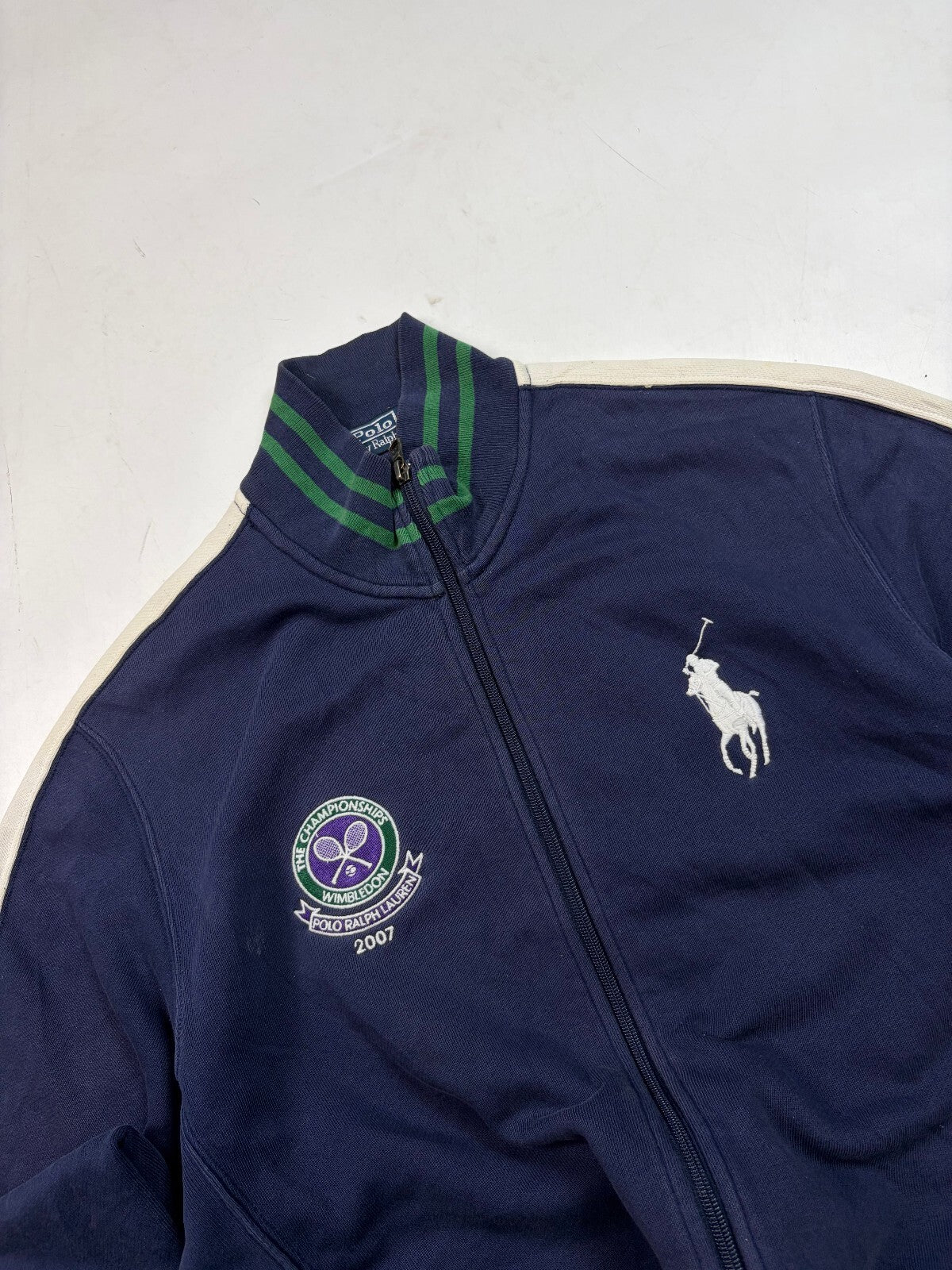 Vintage Polo Ralph Lauren Wimbledon 2007 tennis track top (M)