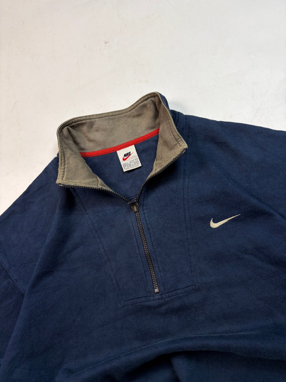 Vintage 90s Nike quarter zip sweatshirt (L)