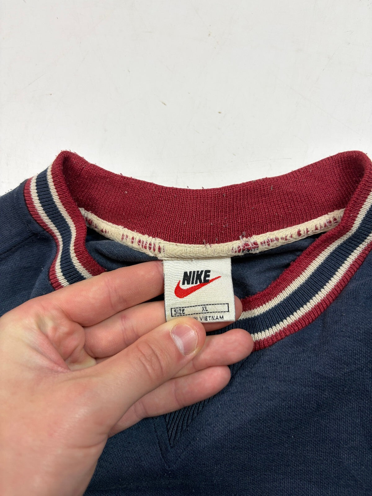 Vintage 90s Nike centre swoosh sweatshirt (XL)