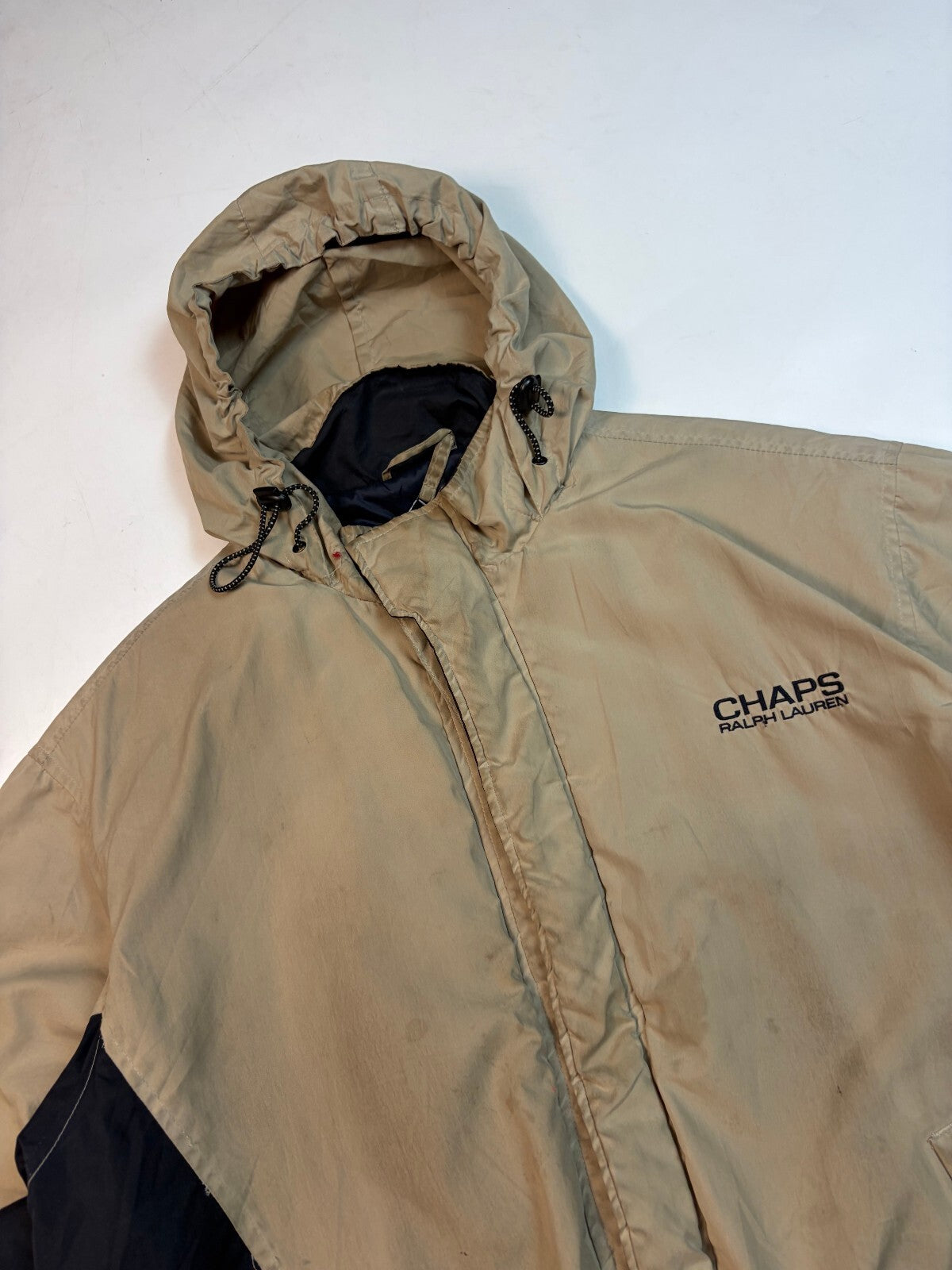 Vintage Chaps Ralph Lauren hooded insulated jacket (L)