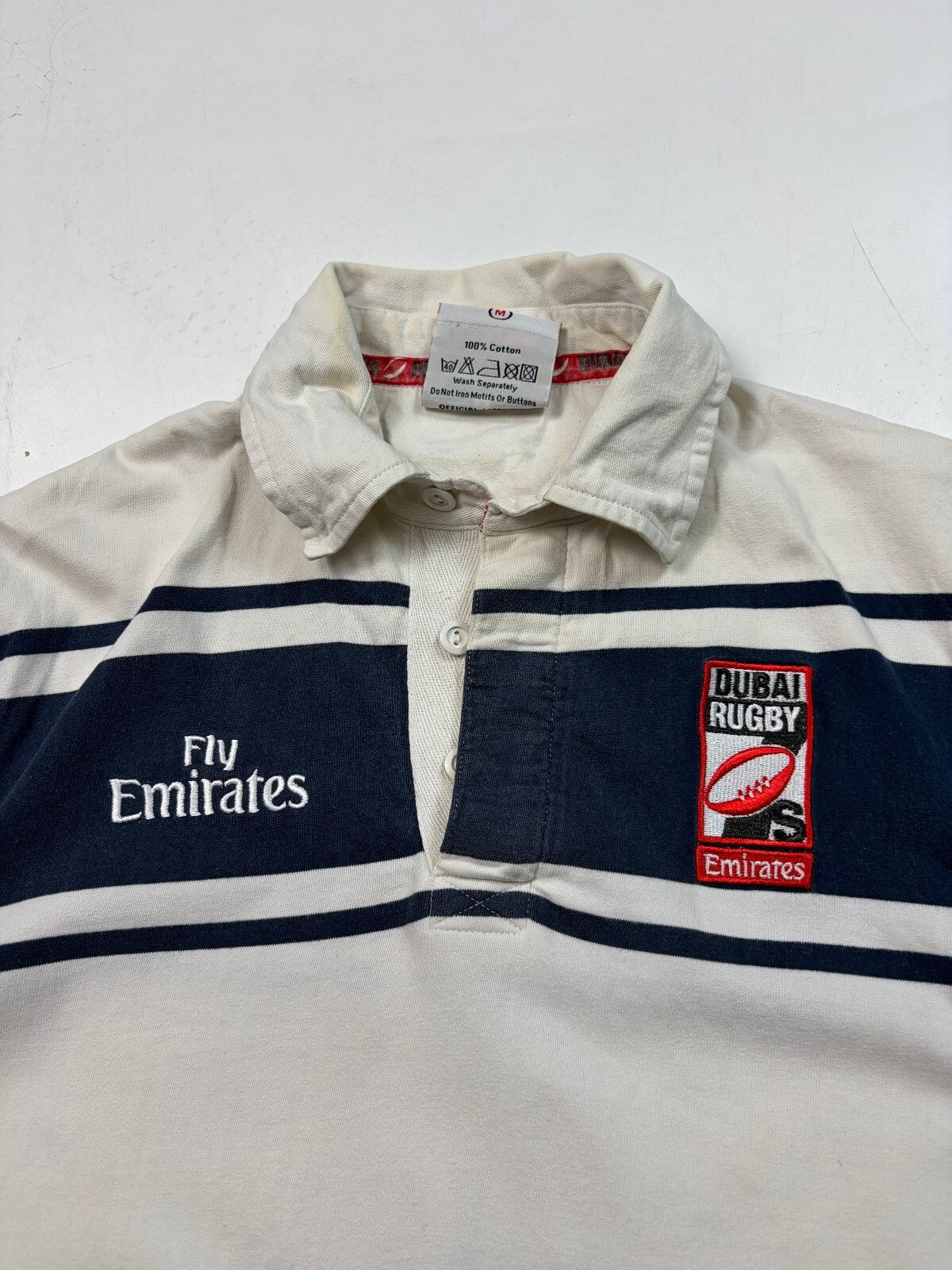 Vintage Dubai 7s Gilbert rugby shirt (M)