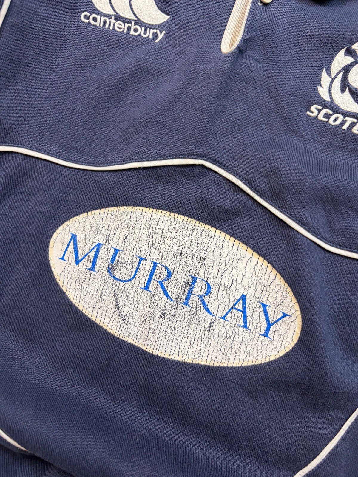 Vintage Scotland 2007/08 Canterbury rugby union shirt (M)