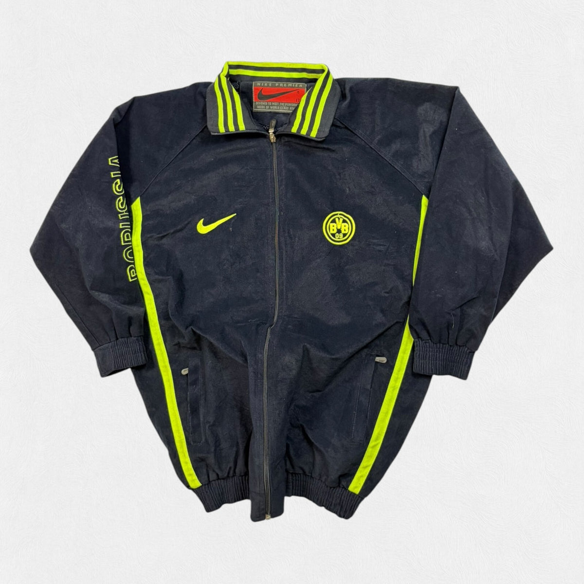 Vintage Borussia Dortmund 1995/96 Nike premier velour track top (XL)