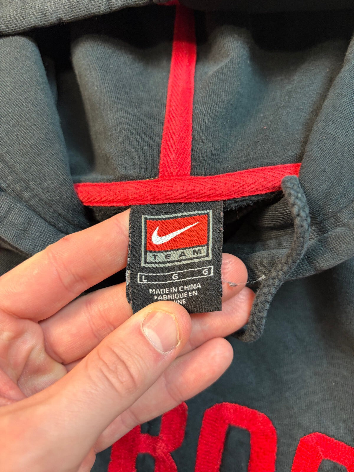 Vintage 90s Nike New Mexico Lobos centre swoosh hoodie (L)