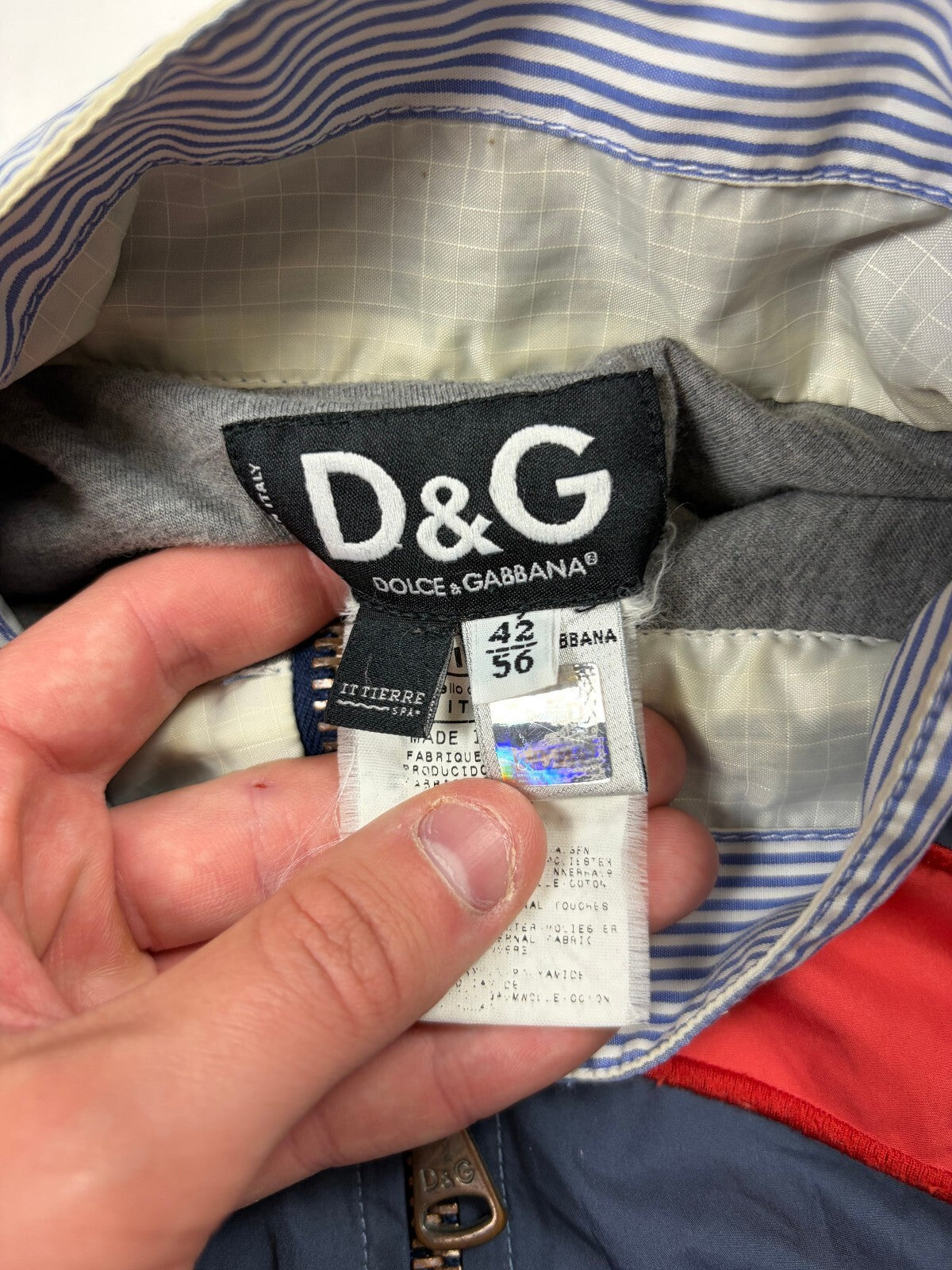 Vintage Y2K Dolce & Gabbana sport track jacket (L)