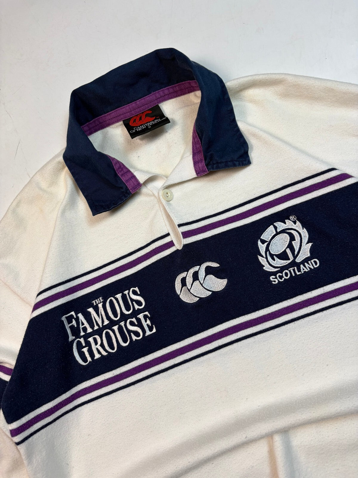 Vintage Scotland 2001/02 Canterbury away rugby shirt (M)