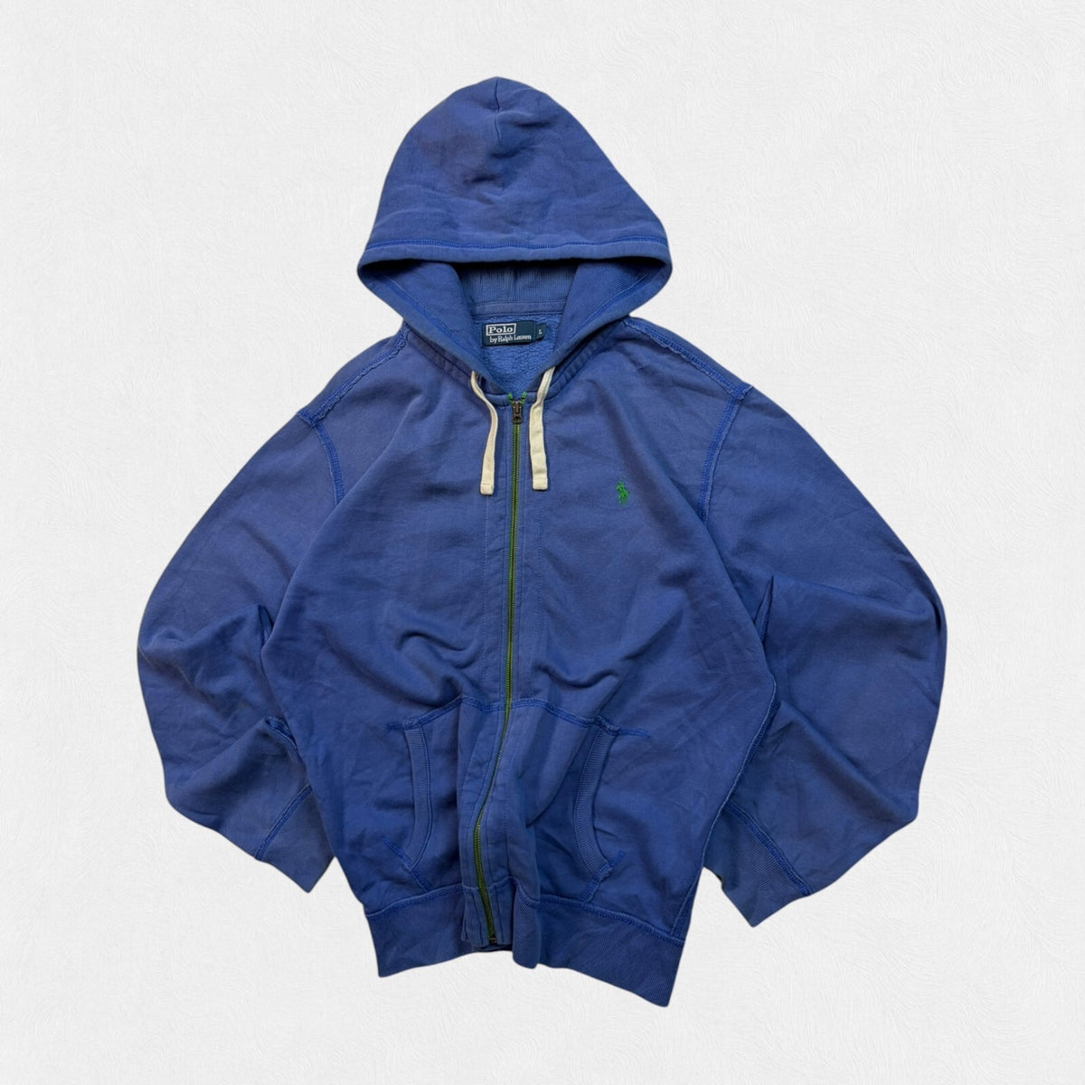 Vintage 90s Polo Ralph Lauren full zip hoodie (L)