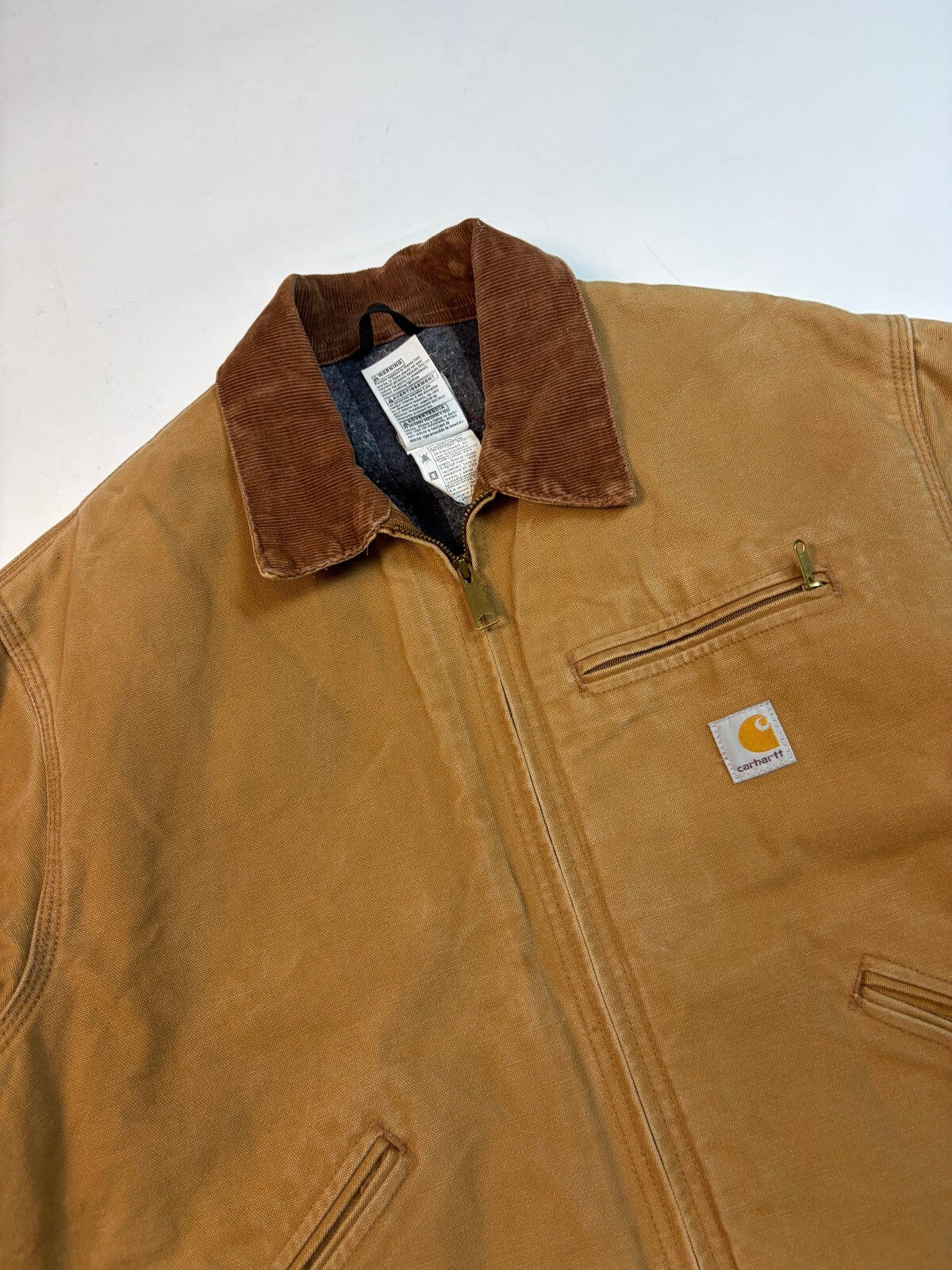 Vintage Carhartt blanket lined detroit jacket (L)