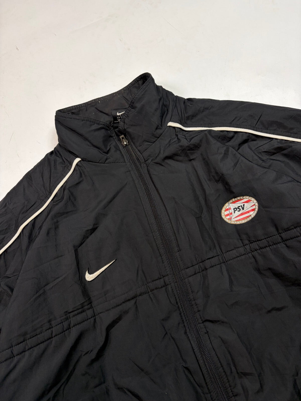 Vintage PSV 1999/00 Nike bench coat puffer jacket (XL)