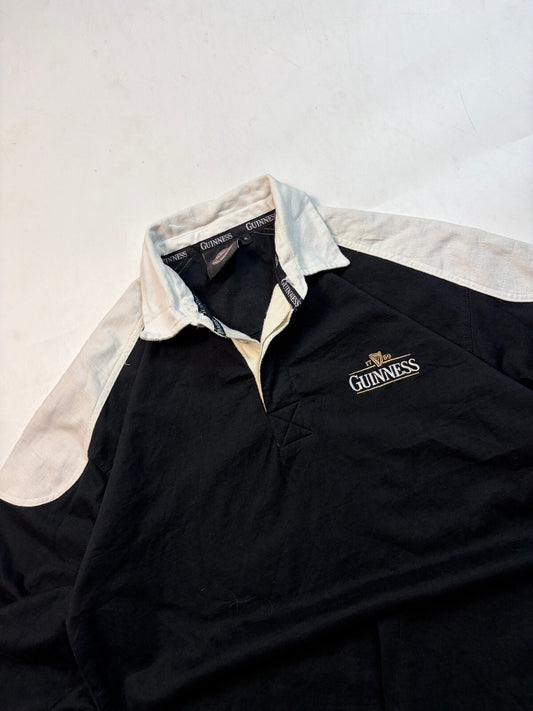 Vintage Y2K Guinness beer rugby polo shirt (XL)