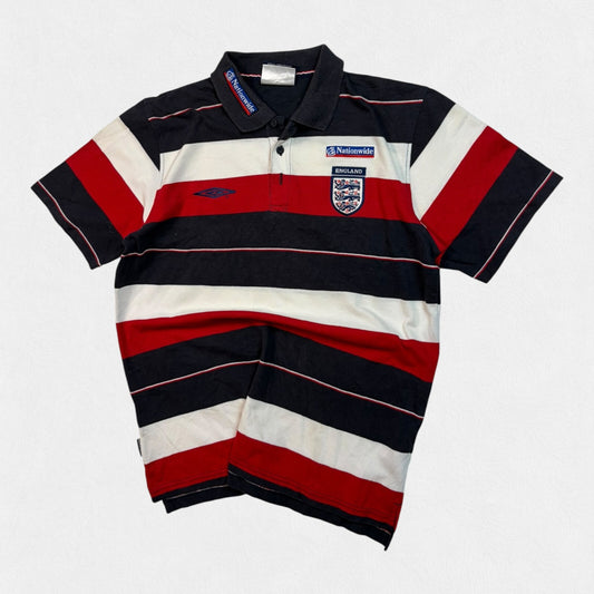Vintage England 2002-04 Umbro football polo shirt (M)