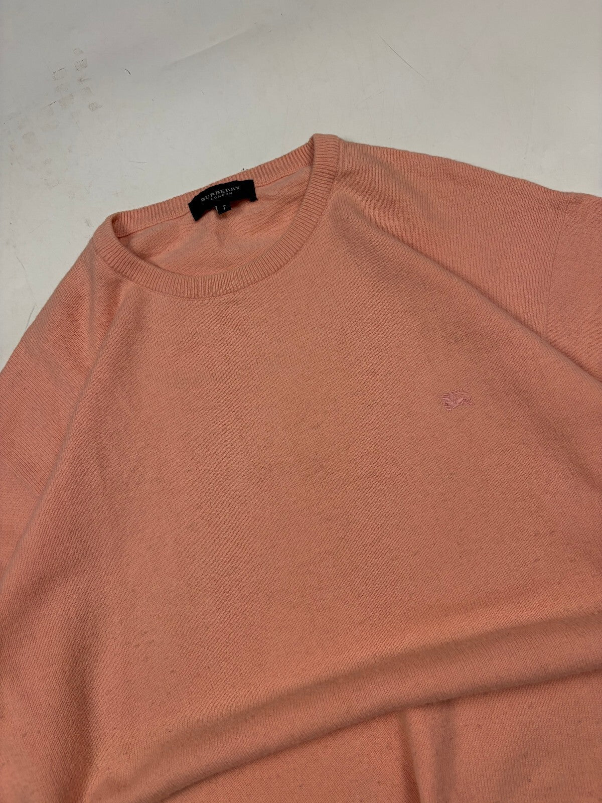 Vintage Burberry wool knit sweater (XL)