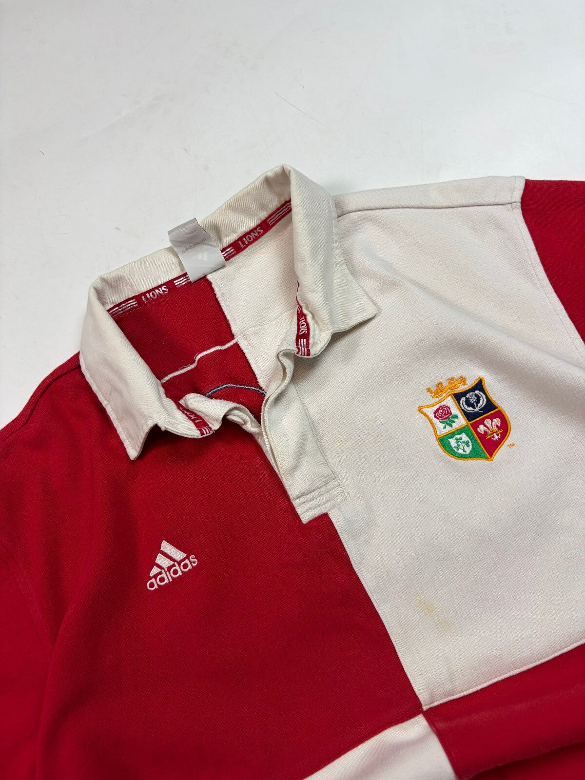 Vintage British & Irish Lions 2005 Adidas rugby union shirt (L)