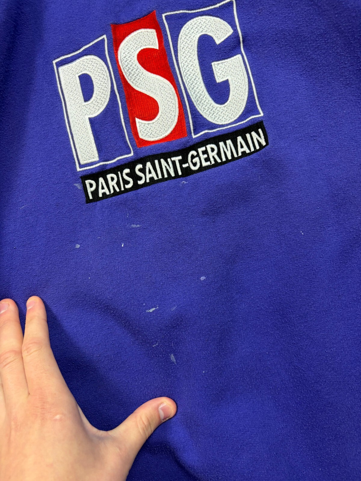 Vintage 90s PSG Paris Saint Germain 1993/94 Nike football sweatshirt (L)