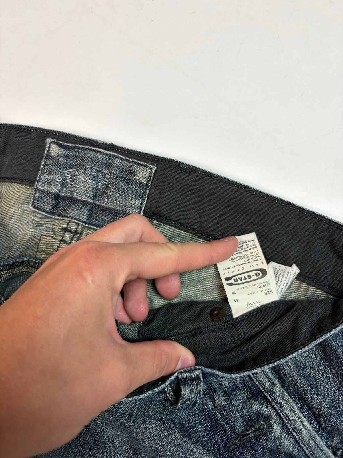 Vintage G star raw baggy denim jeans (W34)