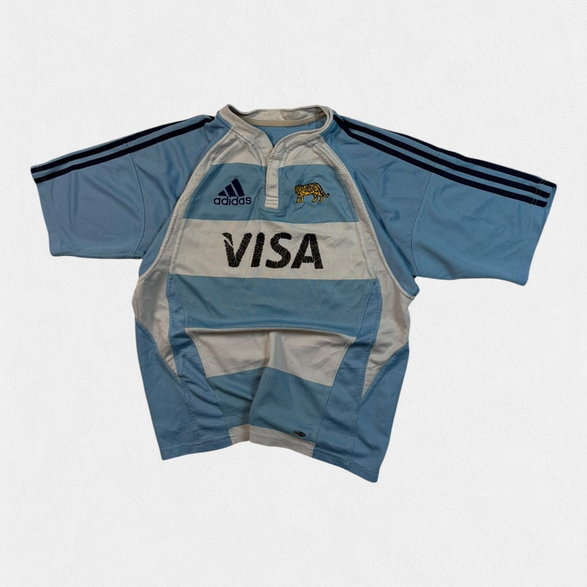 Vintage Argentina 2007/08 Adidas rugby union shirt (M)