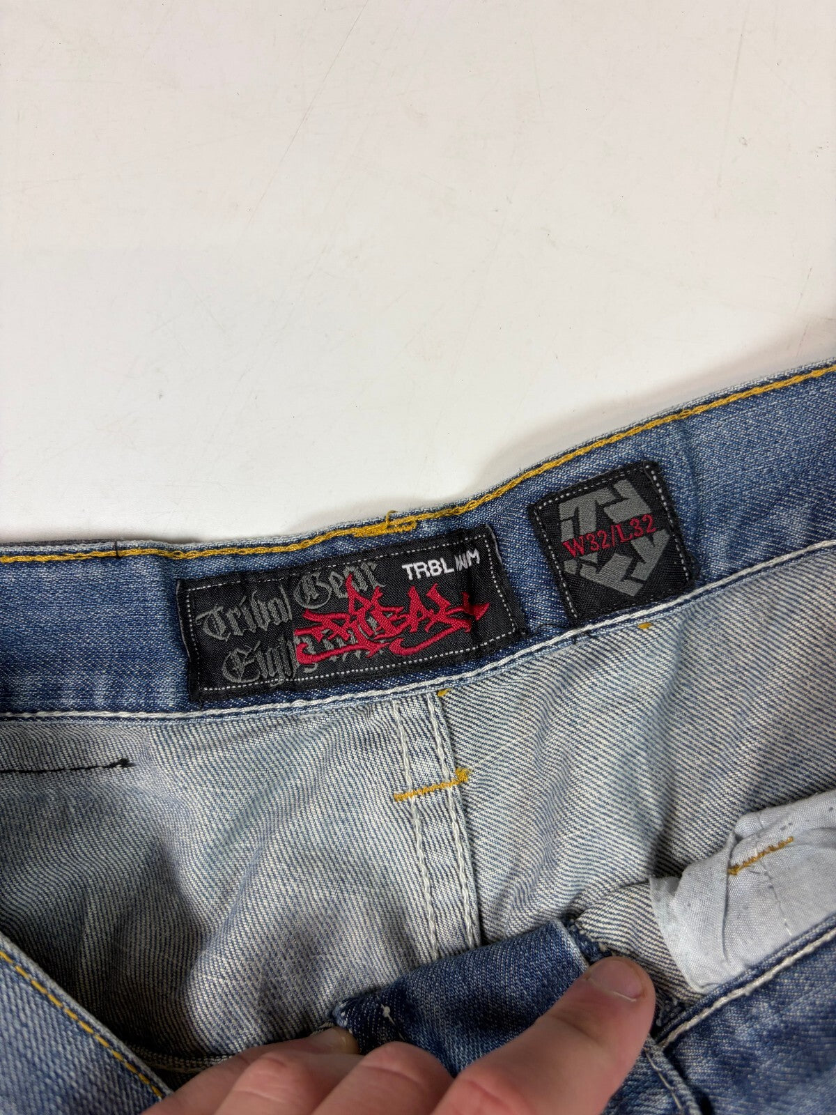 Vintage Y2K Tribal baggy hip hop jeans (W32)