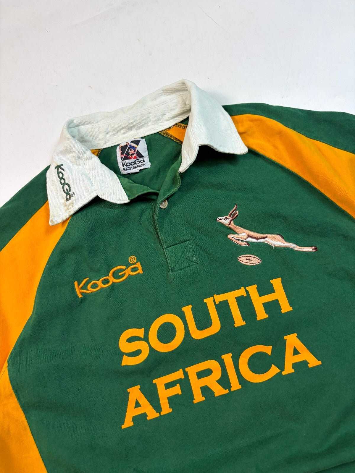 Vintage South Africa 2004 Kooga supporters rugby union shirt (M)