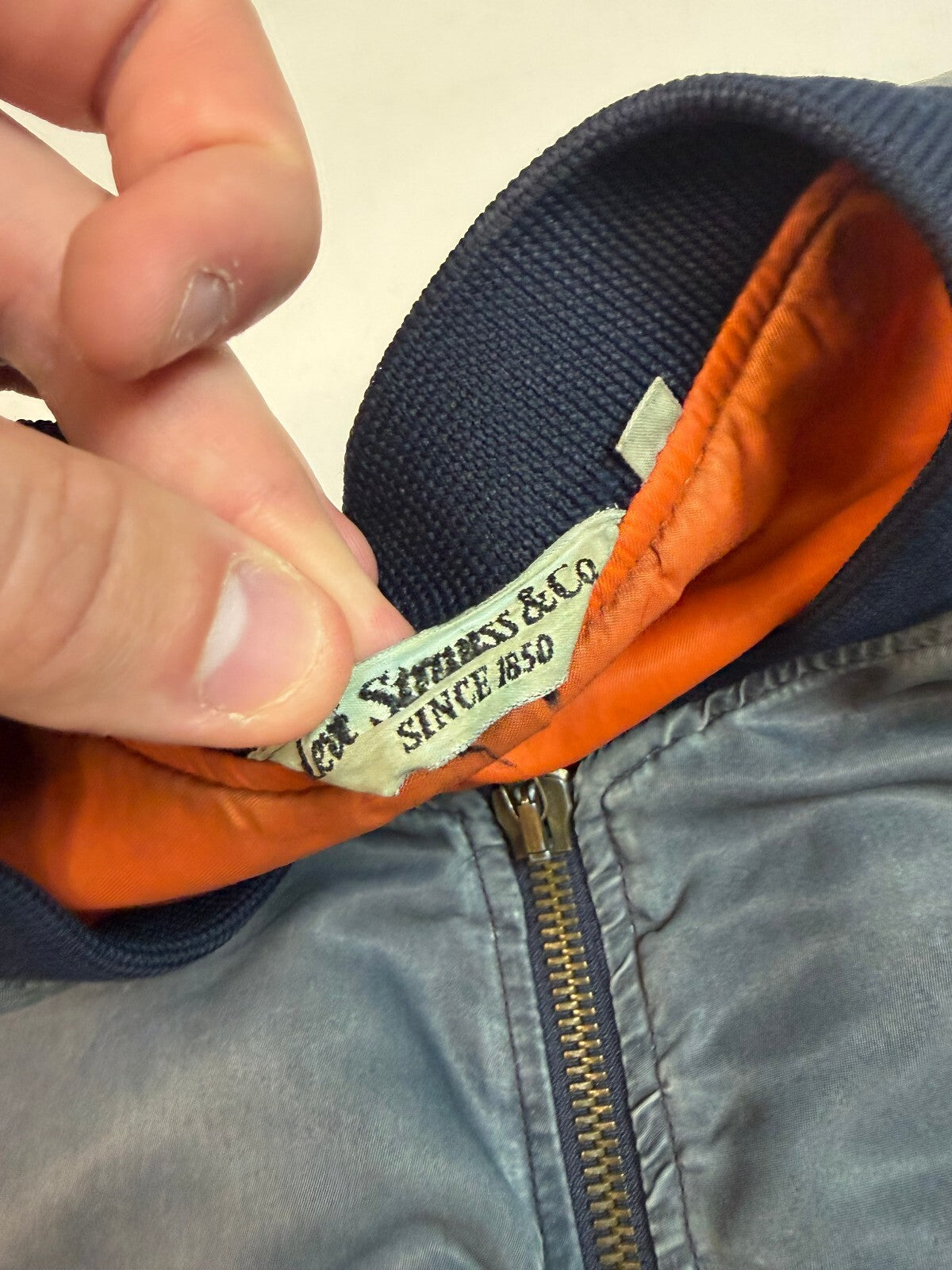 Vintage Levi's MA-1 flight bomber jacket (M)