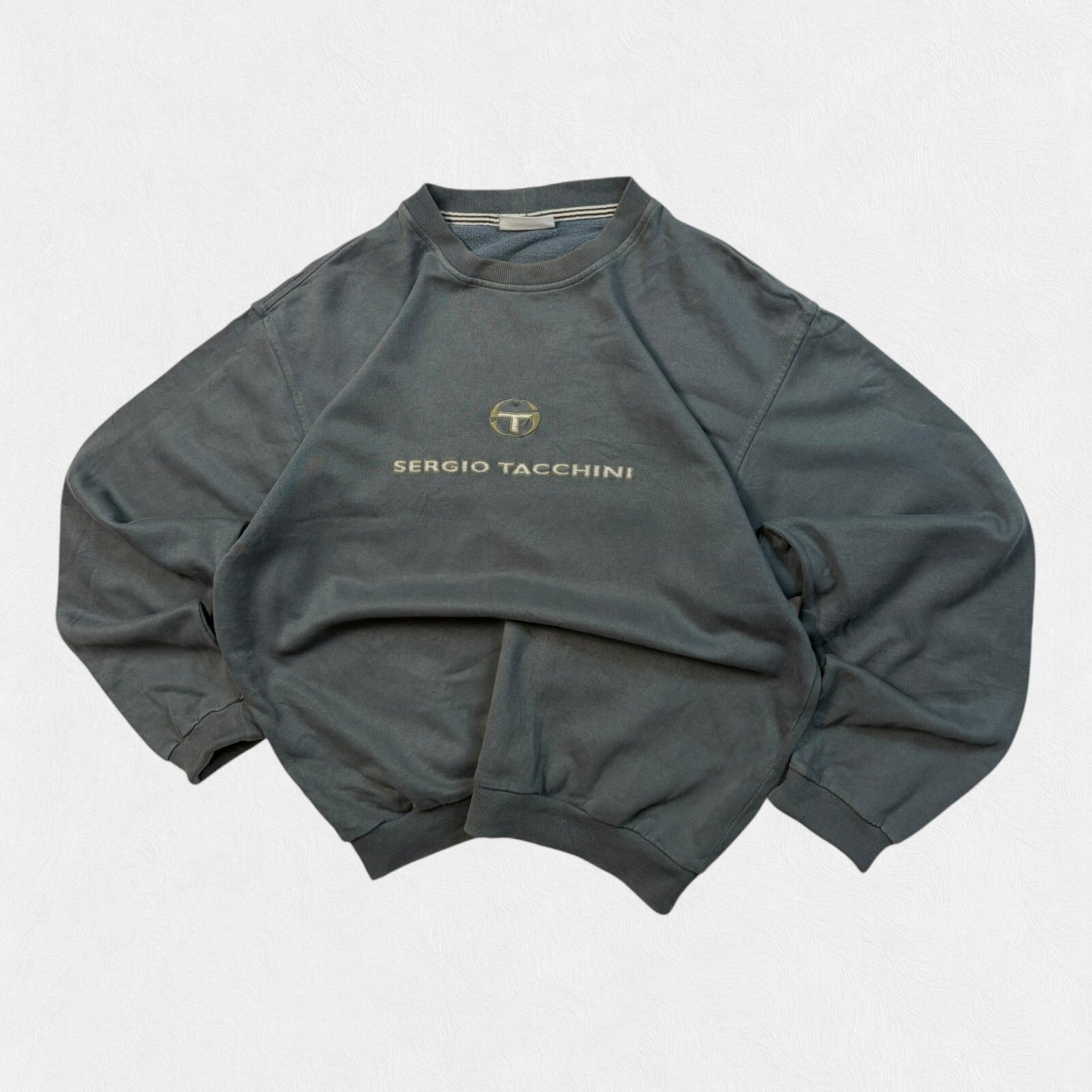Vintage Sergio Tacchini spell out sweatshirt (M)