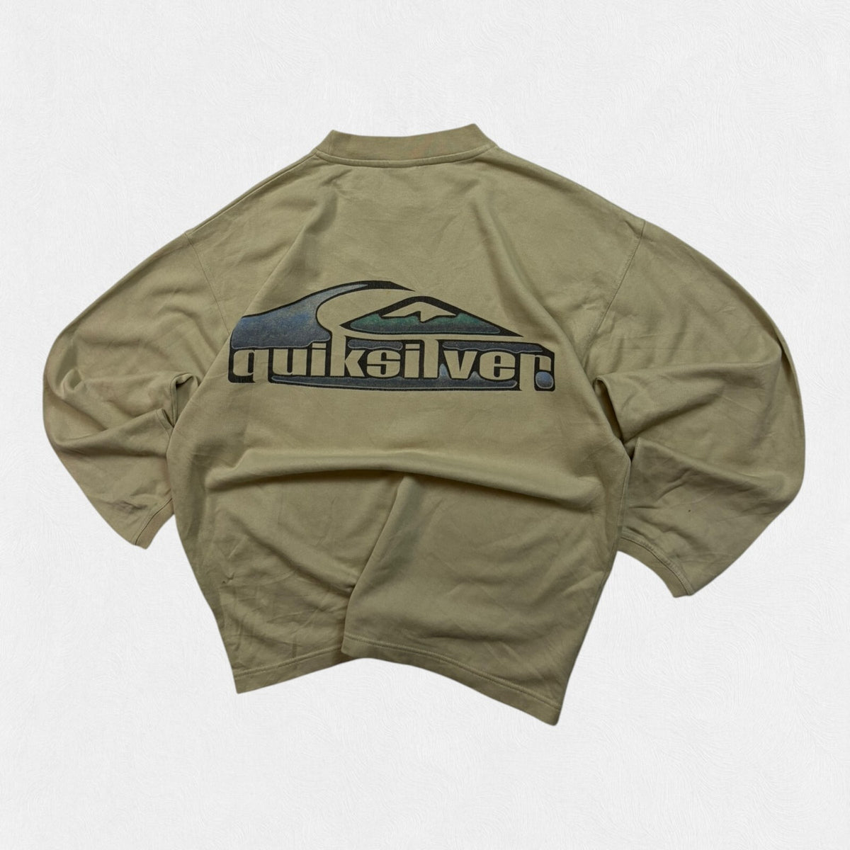 Vintage Y2K Quiksilver surfwear spell out sweatshirt (S)