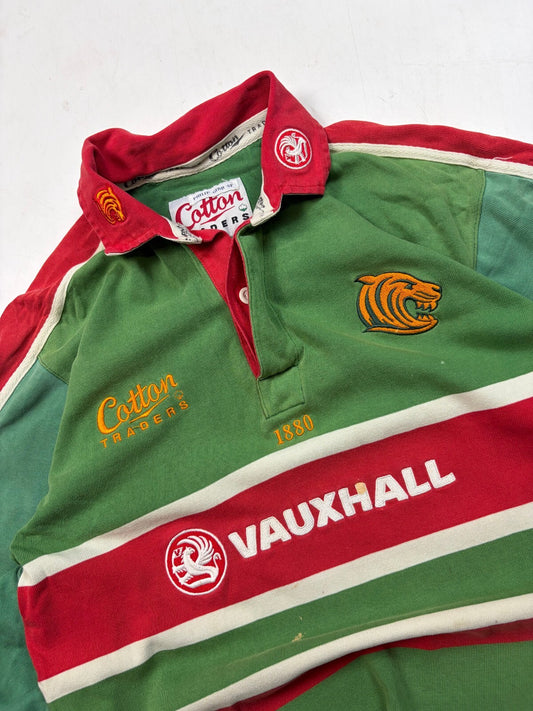 Vintage Leicester Tigers 2001/02 Cotton Traders rugby shirt (S)