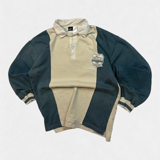 Vintage 90s Nike rugby polo shirt (L)