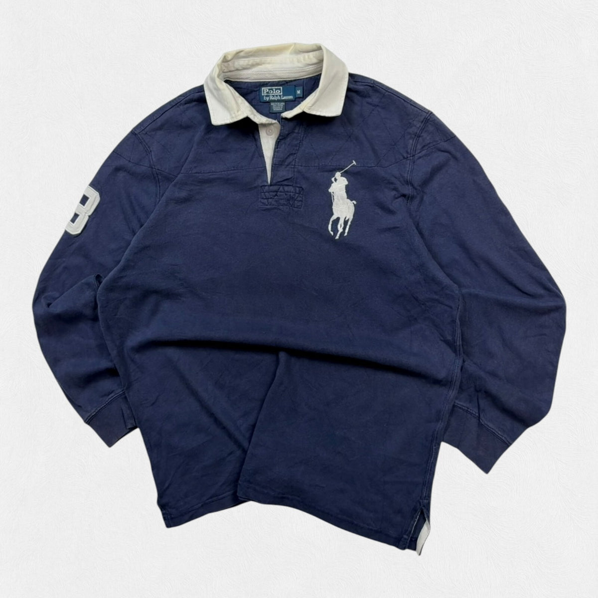 Vintage Ralph Lauren big pony rugby polo shirt (M)