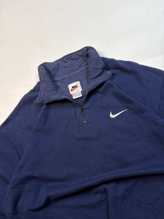 Vintage 90s Nike quarter zip sweatshirt (L)