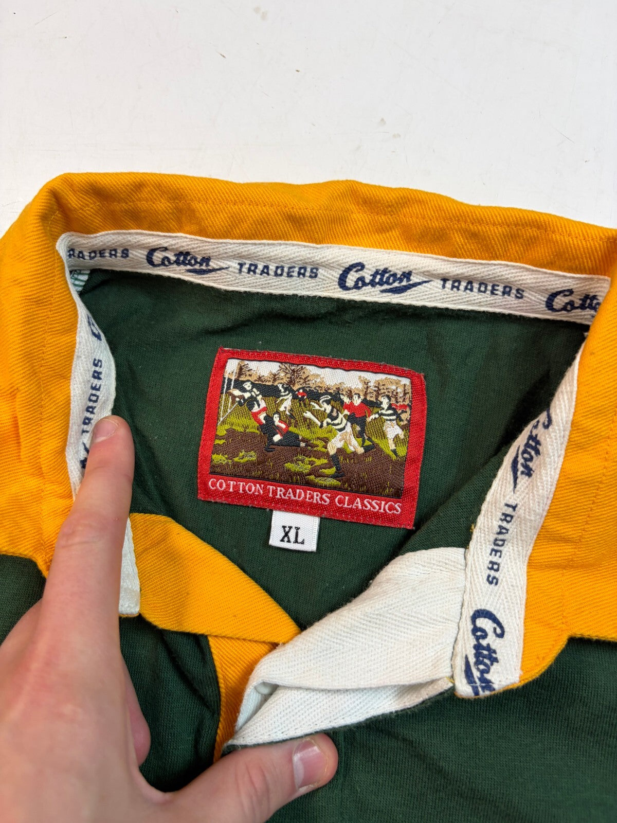 Vintage 90s South Africa Cotton Traders rugby shirt (XL)