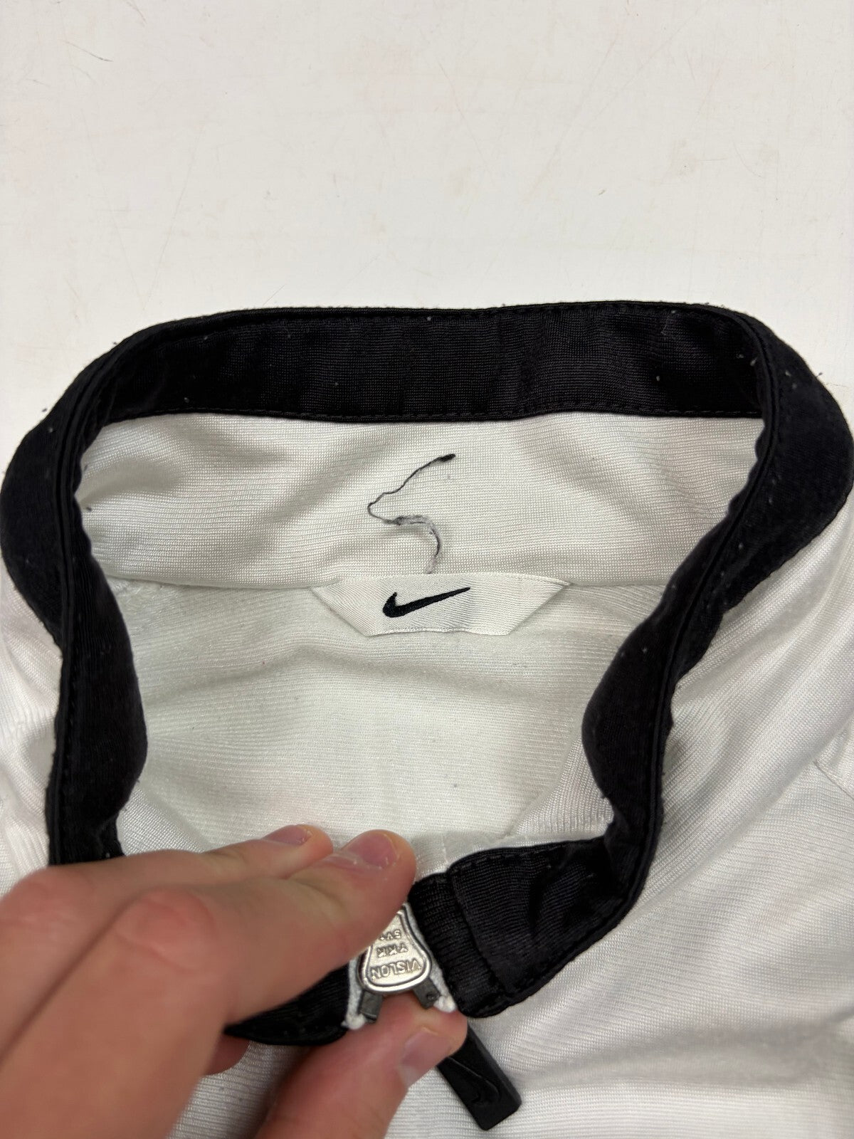 Vintage 90s Nike spell out track jacket (S)