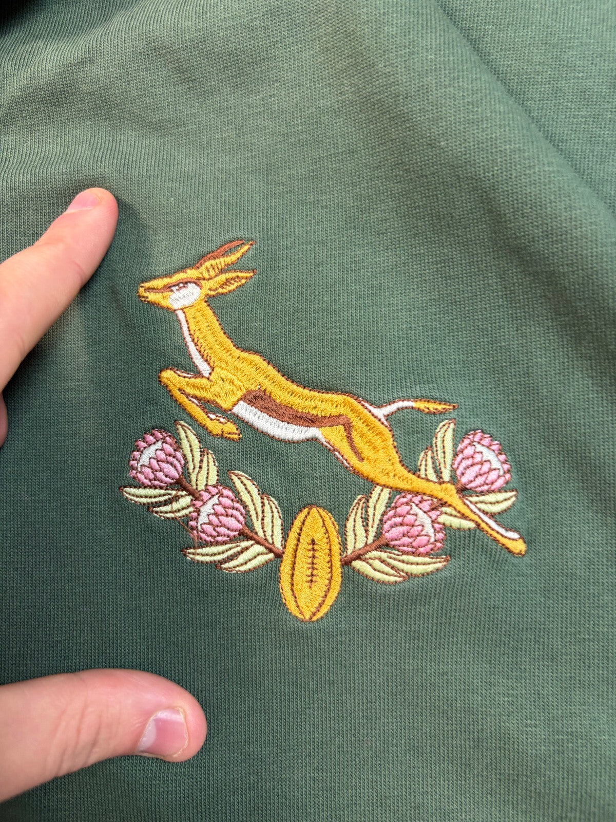 Vintage 90s South Africa Cotton Traders rugby shirt (XL)