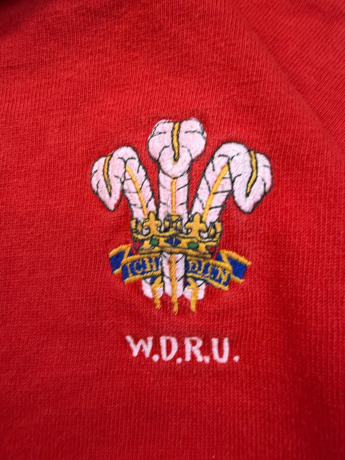 Vintage 90s Wales districts Umbro match worn rugby union shirt (L)