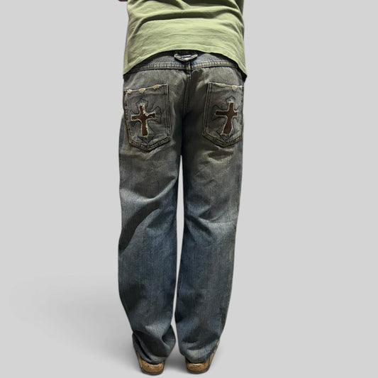 Vintage Y2K baggy hip hop jeans (W32)