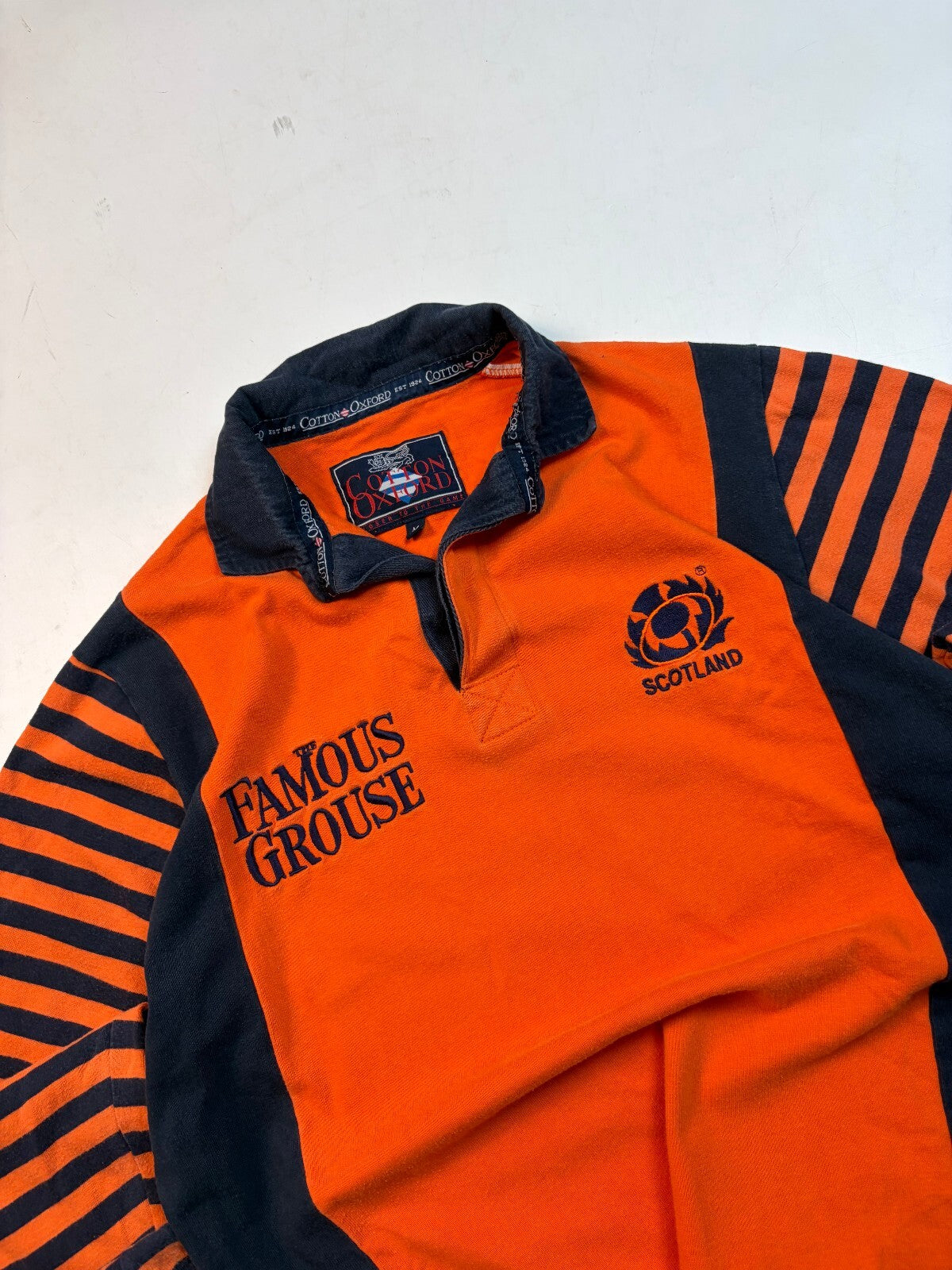 Vintage Scotland 1998/99 Cotton Oxford away rugby shirt (M)