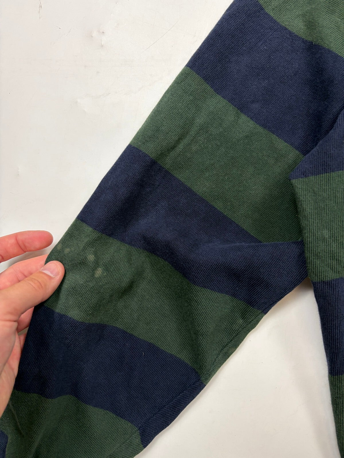 Vintage 90s Ralph Lauren striped rugby polo shirt (M)