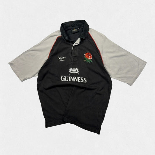 Vintage England Guinness Cotton Traders rugby shirt (L)