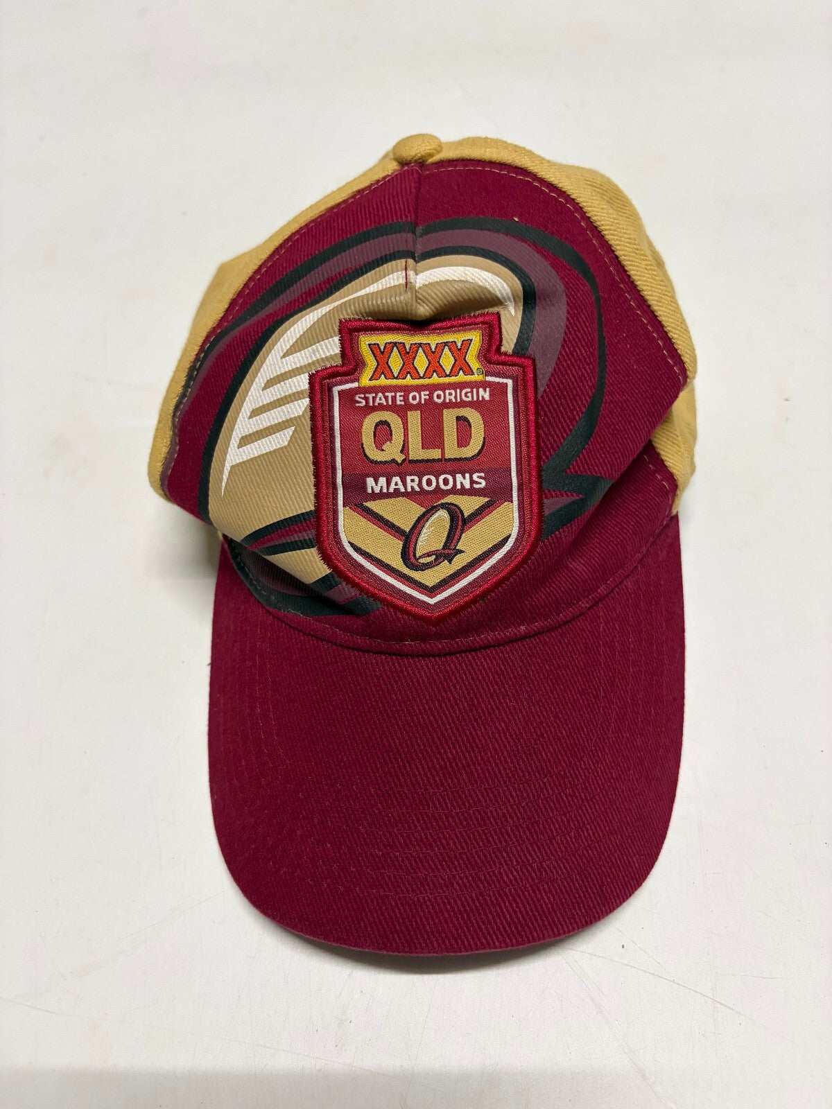 Vintage Queensland Maroons 2009 state origin rugby league cap (OS)