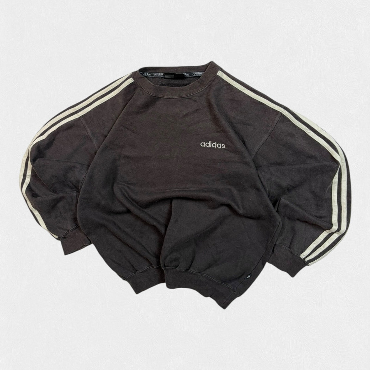 Vintage 90s adidas originals side stripe sweatshirt (S)