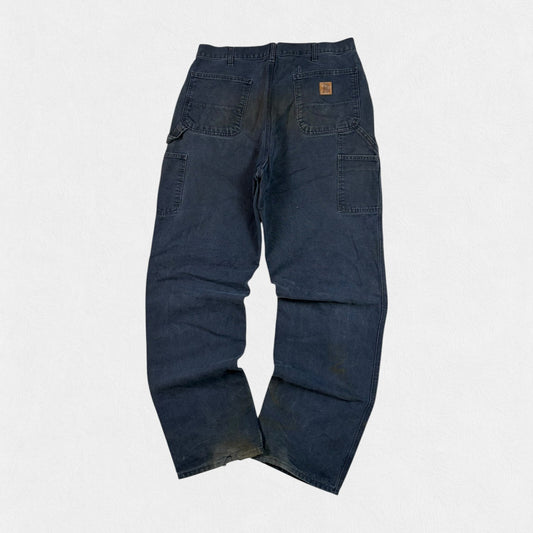 Vintage Carhartt paint splattered baggy carpenter pants (W36)