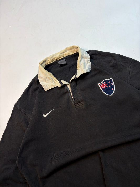 Vintage New Zealand Nike supporters rugby union shirt (XL)