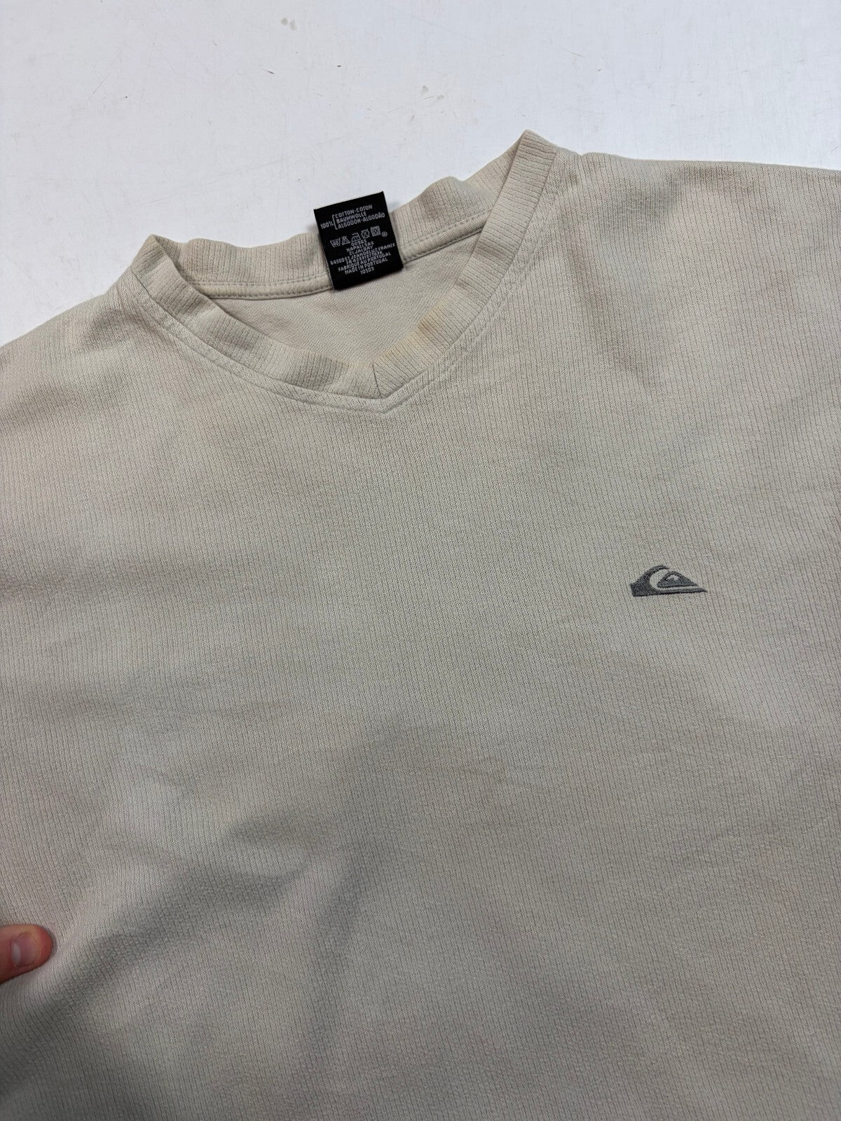 Vintage Y2K Quiksilver surfwear spell out sweatshirt (M)