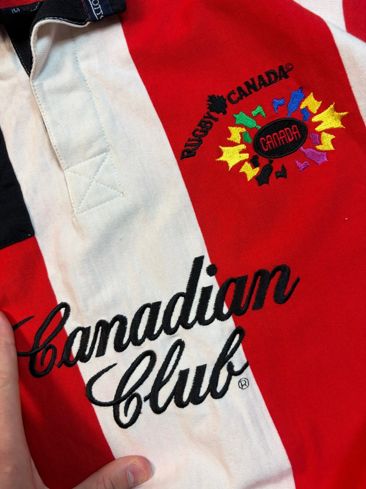 Vintage Canada 1997/98 Cotton Oxford rugby union shirt (L)