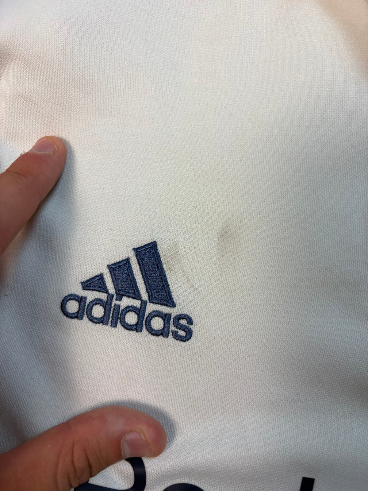 Vintage Real Madrid 2001/02 Adidas home football shirt (L)