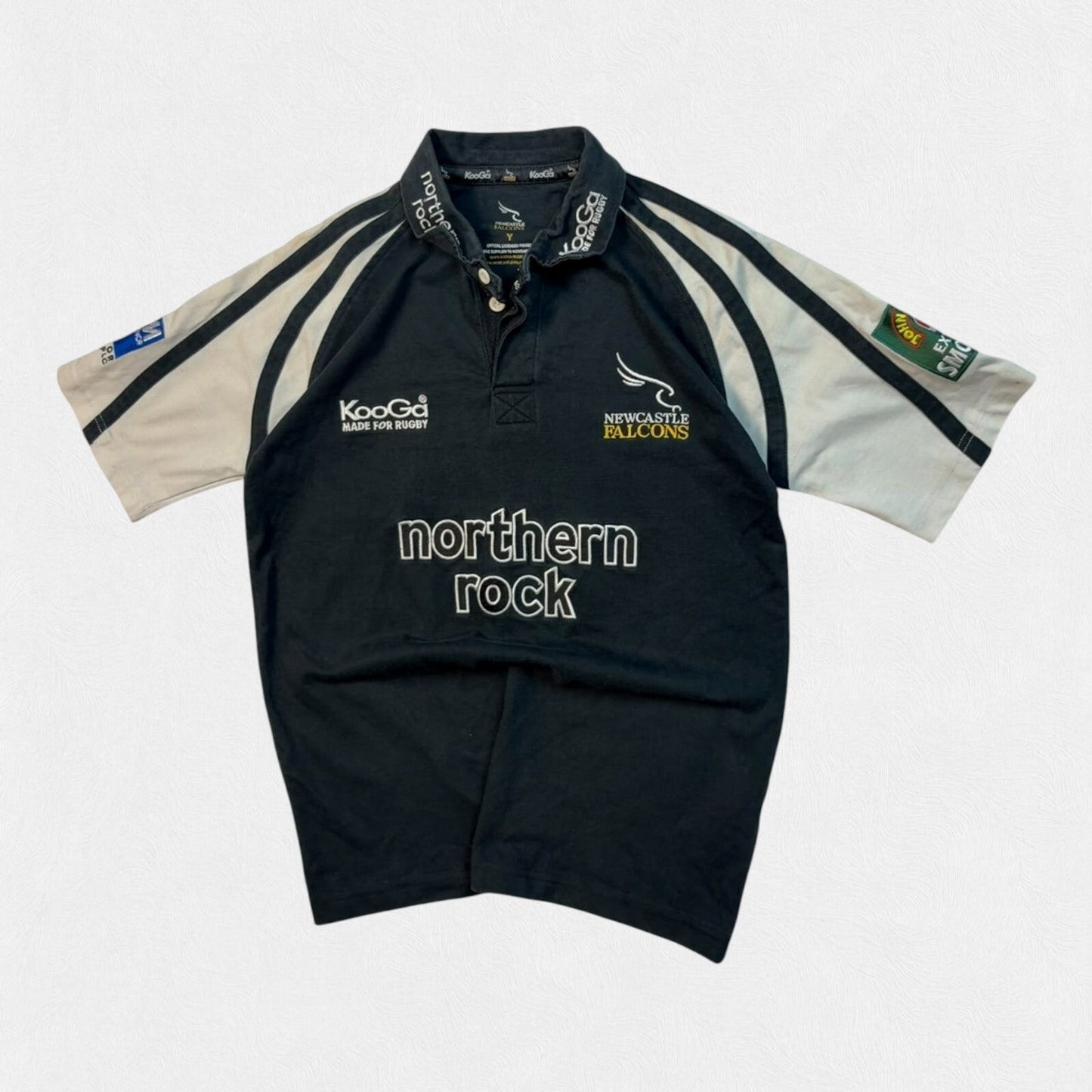 Vintage Newcastle Falcons 2003/04 Jonny Wilkinson signed rugby shirt (XS)